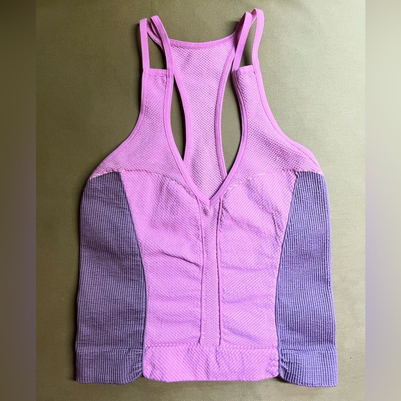 NEW FP Movement x The Class Racerback Tank Top Pink Purple Size XS/S NWOT - Picture 1 of 3